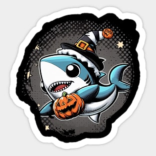 Happy Halloween by Shark 04 Sticker